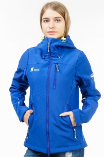 1Женская куртка Snow Headquarter B-8757 Blue купить оптом