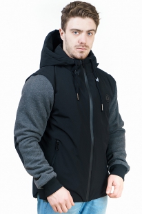 Куртка мужская Remain 8286 черный купить оптом