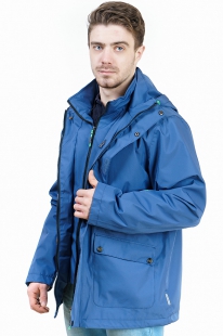Мужская куртка Snow Headquarter A-8717 Blue джинс купить оптом