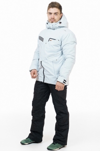 Горнолыжная мужская куртка  SnowHeadquarter A-8653 gray (св. серый) оптом
