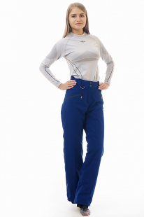 Горнолыжные брюки женские Snow Headquarter D-8672  полукомбинезон blue купить оптом