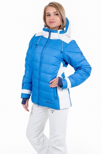 Женская горнолыжная куртка Snow Headquarter B-8555 blue голубой купить оптом.