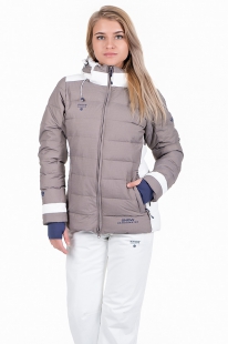 Женская горнолыжная куртка Snow Headquarter B-8555 coffee купить оптом.