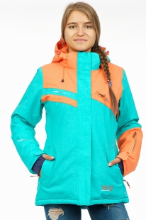 Женская горнолыжная куртка  SnowHeadquarter B-8723 green  купить оптом