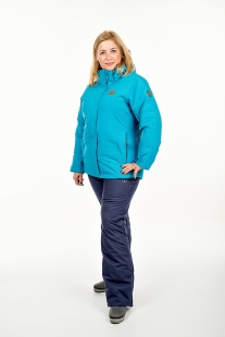 Женский горнолыжный костюм Snow Headquarter V-8173 blue голубой большой размер купить оптом.