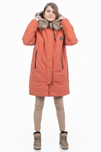 Куртка-парка  женская зимняя SNOW HEADQUARTER  B-8809 red купить оптом