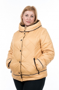 Куртка женская OSKAR 014616 - 801 горчичный купить опто.