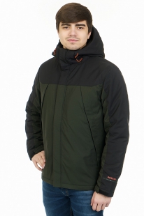Мужская куртка REMAIN 8376 зеленый/черный купить оптом