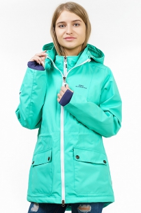 1Женская куртка Snow Headquarter B-8709 Green купить оптом